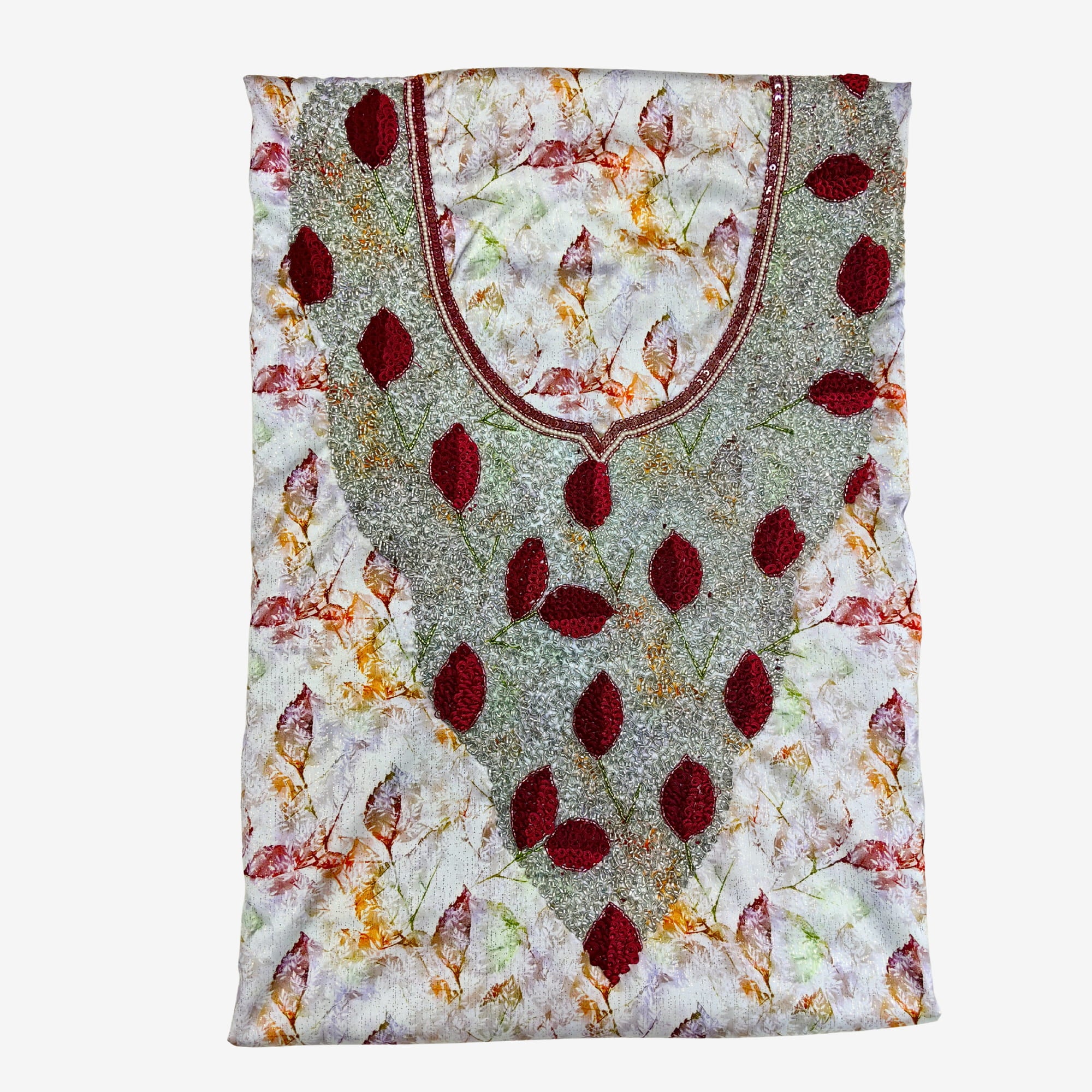 Ladies Royal Italian Silk Mukhawar Fabric – Classic Royal Design