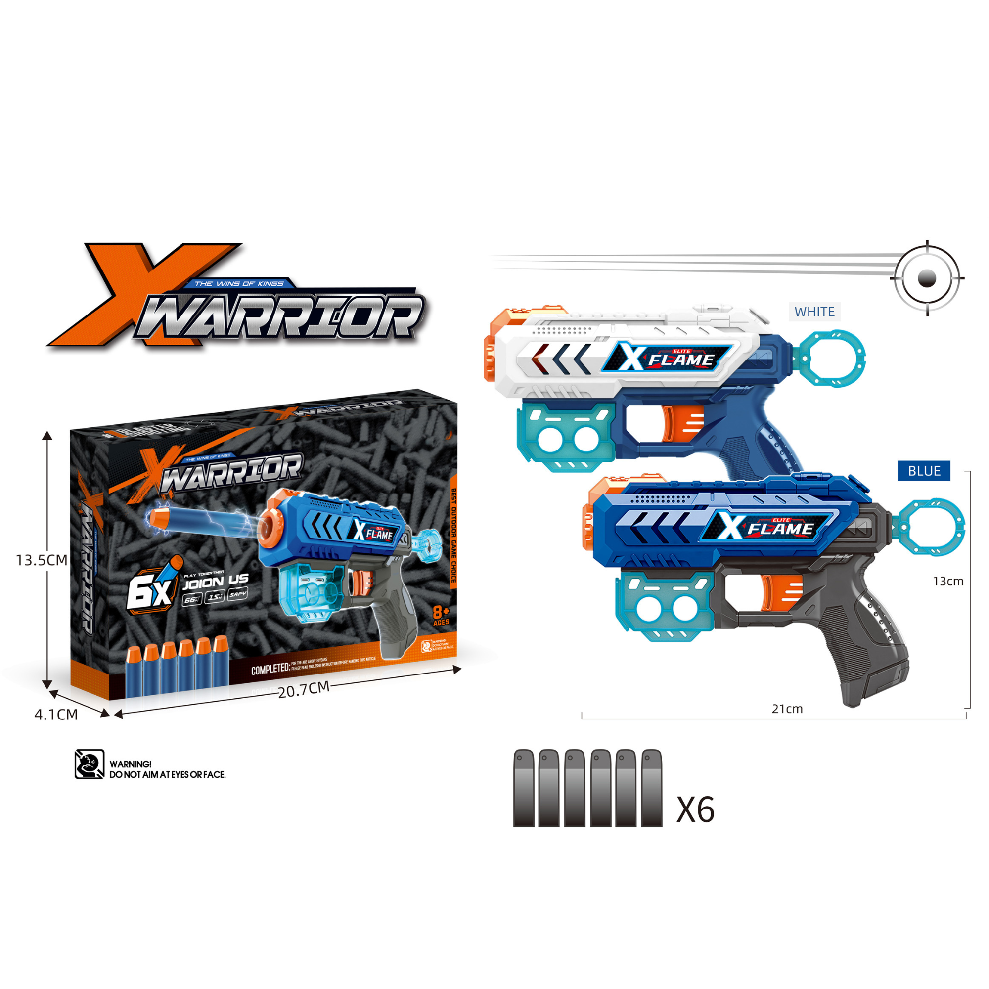 X Warrior Foam Dart Toy Gun